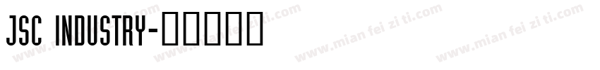 JSC INDUSTRY字体转换